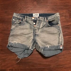 One Teaspoon ‘Chargers’ Shorts